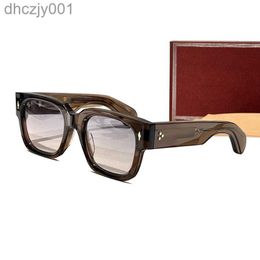 Nieuwe vintage merk luxe ontwerper zonnebril voor mannen dames heren enzo rechthoekstijl UV400 Beschermende lenzen retro briefsbrek