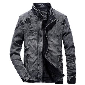 Vestes pour hommes Vintage Denim hommes Slim Fit couleur unie décontracté hommes Jeans manteau vêtements de mode Jaqueta Masculino