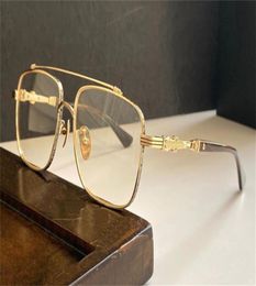 Les nouvelles lunettes vintage à monture carrée CBEATH II peuvent être équipées d'une lentille transparente de style classique sur ordonnance, optique claire1851007