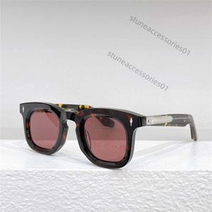Nouveau Vintage mode haute qualité lunettes de soleil JACQus JMMIMS DEVAUX solide épais importation acétate cadre TAC lentille femmes hommes AAA + Original