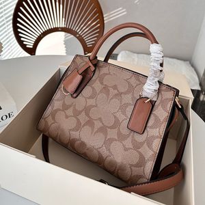 nieuwe vintage mode luxe klassieke print leren boodschappentassen voor dames designer modieuze populaire tas vrouwelijke trend omgaan met alles andrea