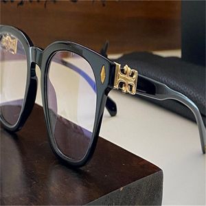 Nieuwe vintage frame -bril CRH -pompglazen kunnen worden uitgerust met voorgeschreven steampunk vierkante stijl transparante lens Clear Optical G 292Y