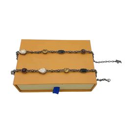 Collier Vintage en métal noir et cristal incrusté pour hommes, Bracelet en Zircon de personnalité à la mode, cadeau de Festival, nouvelle collection