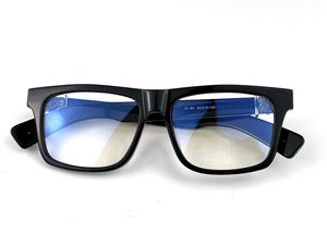 Nouveau cadre carré de lunettes de style steampunk de style steampunk pour hommes pour les lunettes de protection transparente transparente Clear Protection