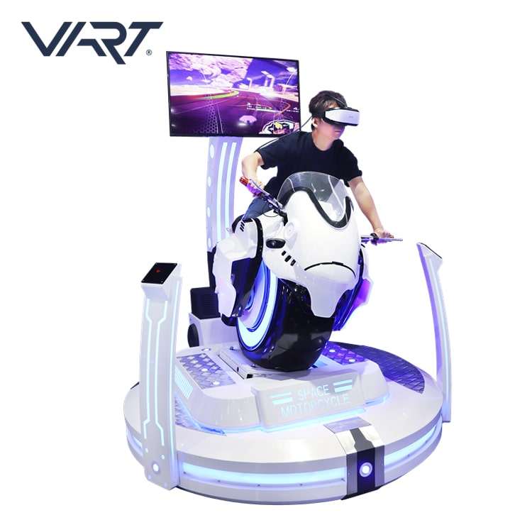 New virtual reality Amusement park Rides VR Virtual Reality Simulator 9D Motorcycle for Sale