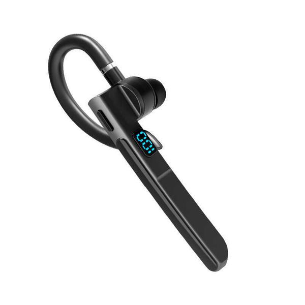 Nouveaux écouteurs Bluetooth d'affaires à commande vocale X6 Ultra longue veille dans l'oreille écouteur à affichage numérique à oreille unique