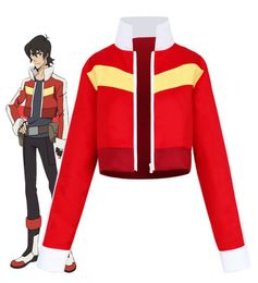 New Voltron: legendario defensor de la chaqueta roja para mujeres Halloween Cosplay Cosplay Top Coat Fit6740128