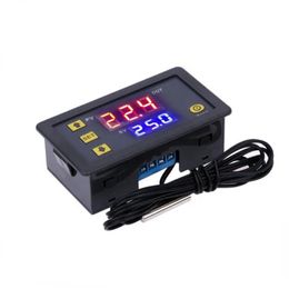 Nuevo controlador de temperatura digital W3230 12V 24V 220V Regulador de termostato Control de calentamiento Termorregulador con sensor