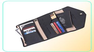 Nueva cartera TriFold titular de la identificación RFID tarjetero bolsa de pasaporte de viaje XYY16558404851