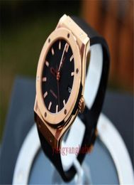 Nouvelle montre classique Fusion or 511 1180 cadran noir Transparent automatique montre pour hommes montres-bracelet sans boîte 7557365