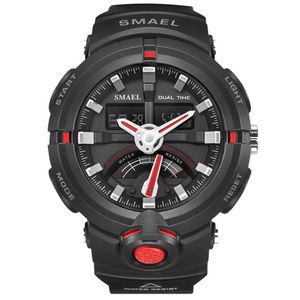 New Watch Smael Brand Watch Men Fashion Casual Electronics Wrists Clock Clock Digital Affichage Outdoor Sports Montres 1637 271U