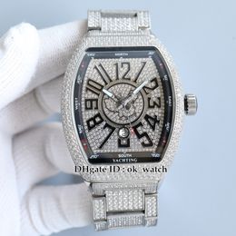 Nouvelle montre Vanguard V45 SC DT Miyota automatique montre pour homme cadran en diamant bracelet en diamant mode 44mm date hommes montres de sport 3 couleurs