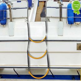 Nieuw waterentertainment opblaasbaar is zeer eenvoudig te beklimmen opvouwbare ladder nylon riem ladder touw voor Iatable boot kajak motorboot