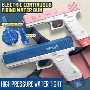 Nouveau pistolet à eau pistolet électrique modèle de tir jouet entièrement automatique été eau plage jouet pour enfants garçons filles adultes S2013