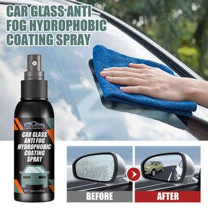 Nouveau revêtement hydrofuge Anti-pluie pour verre de voiture, hydrophobe, liquide Anti-pluie, masque de miroir de pare-brise, Kit de polissage automobile