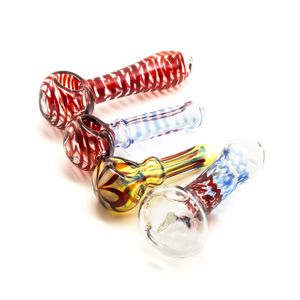 Eau Types de tabagisme Verre Cuillère Cuillère De Style Mini Pipe Main Habanahs Heymas Bongs Bookah Vaporisateur avec bol simple