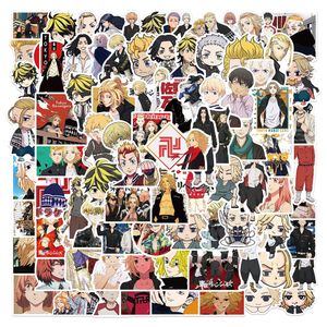 Nouveau étanche 10/30/50/100 pièces Tokyo Revengers Stikers Anime Manjiro Sano Ken Ryuguji Mikey Draken Keisuke Baji Takashi Mitsuya autocollant enfant jouet autocollant de voiture