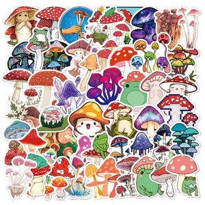 nieuwe Waterdichte 10/30/50 PCS Cartoon Paddestoel Plant Graffiti Stickers Decals Telefoon Fiets Skateboard Laptop Plakboek Dagboek Leuke Sticker Kid Speelgoed Auto sticker