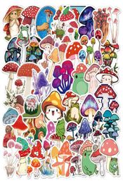 Nouveau étanche 103050 pièces dessin animé champignon plante Graffiti autocollants décalcomanies téléphone vélo planche à roulettes ordinateur portable Scrapbook journal mignon Stick5449775