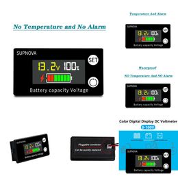 Nouveau indicateur de capacité de batterie DC 8V-100V étanche.