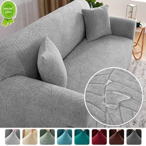 New Waterproof Jacquard Sofa Covers 1/2/3/4 Seats Solid Couch Cover L Shaped Sofa Cover Protector Bench Covers