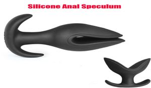 NOUVEAU Usure Silicone grand noir Rétractable dilatateur anal gode lavement plug jouet érotique produits de sexe gay adulte jouets sexuels pour femmes8961524