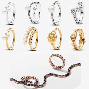 Nouvelles bagues de mariage pour femmes collier de créateur bracelet en argent 925 bricolage fit Pandoras Games of Thrones Spinningss Astrolabes bague boucles d'oreilles en perles ensemble bijoux cadeau