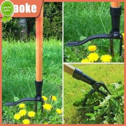 Nieuwe Weeder the Stand Up Weed Puller Tool Vervangende hoofden Claw Weeder Root Remover Killer Tool w/ Foot Pedal Outdoor Lawn Supplies