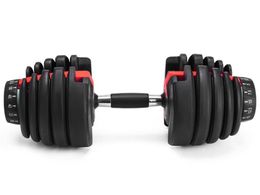 NOUVEAU DUMBBELL ADUMABLE AIGNABLE 5UNDEFINED52.5lbs Fitness Workouts haltères tonifiez votre force et construisez vos muscles ZZA21963152143