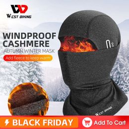 Nouveau WEST BIKING hiver chaud cagoule chapeau respirant casquette de cyclisme Sport de plein air couverture complète écharpe moto casque de vélo doublure