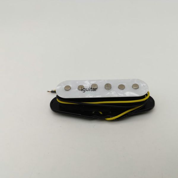 Nouveaux micros de guitare blancs Micros fermés à simple bobinage Micros de guitare électrique