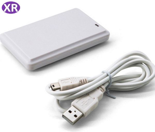 Nuevo lector de tarjetas de acceso de puerta sin contacto USB sin contacto blanco 13,56 MHZ 125Khz lector de tarjetas para 125Khz/tarjeta de identificación, 13,56 Mhz/tarjeta IC