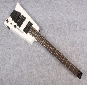 Nouvelle guitare électrique sans tête Steinberger Spirit blanche 24 frettes bons micros noirs pont Tremolo matériel noir 3360664