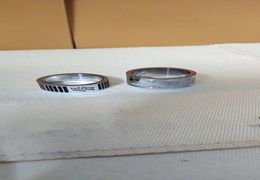 Nieuwe Hele Hoge Kwaliteit Brede Mannen Druppelolie Ring Maat 789 Sliver Kleur Letter Rvs Cadeaus voor mannen Dames7826457