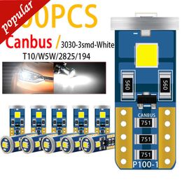 Nouveau gros 200 pièces W5W T10 168 LED Canbus aucune erreur voiture intérieur lecture dôme lumière 194 dégagement automatique ampoule blanc coffre lampes DC12V