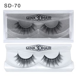 Nieuwe Groothandel 3D Mink Eyelashes Mink False Washes Soft Natural Dikke Nep Wimpers 3D Eye Wimpers Extension 20 stijlen