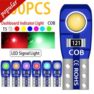 Nueva venta al por mayor 500 Uds coche T5 Led COB 2SMD W3W W1.2W Canbus luces interiores tablero lámpara indicador lado cuña instrumento bombillas DC12V