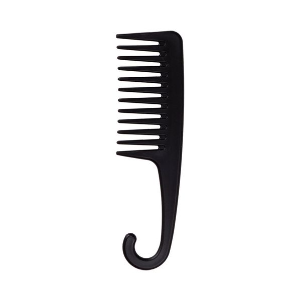 Nouveau peigne à crochet incurvé à dents larges en plastique grand peigne à dents peut accrocher une grande vague de curling cheveux perm peigne dh97666