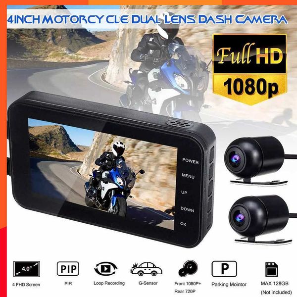 Nouvel enregistreur de conduite de moto WIFI HD1080P étanche grand Angle de 140 degrés avec caméra de fonction WiFi caméra de tableau de bord de moto