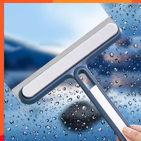 Nouveau fenêtre verre essuie-glace nettoyant pour vitres salle de bain miroir Silicone spatule voiture verre grattoir douche raclette ménage nettoyage outils