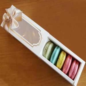 Caja de regalo New Window Macaron box cake box 200PCS LOT218q