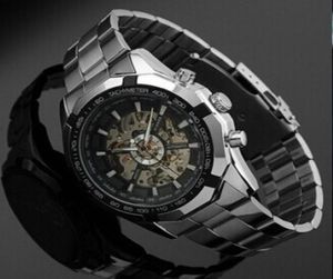 Nieuwe winnaar Luminous Clock Men Automatic Watch Skeleton Military Watch Mechanical Relogio Male Montre Watch Mens Relojes1177872