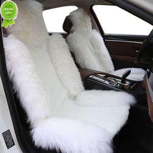 Nouveau hiver laine artificielle housse de siège de voiture première rangée en peluche coussin de siège universel fourrure coussin de voiture pour Toyota Avensis pour Dacia Duster