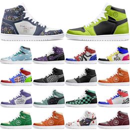 nieuwe winter Aangepaste schoenen 1s DIY schoenen Basketbalschoenen demping mannen 1 vrouwen 1 Hsome Anime Aangepaste Karakter Sportschoenen Outdoor Schoenen