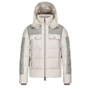 Veste de veste d'hiver pour les vestes de couleur mélangée mode Vérinons chauds extérieurs de haute qualité Hlippérs extérieurs manteaux tailles s-xxxl noir blanc pour mâle