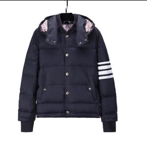 Nieuwe winter down jas, unisex British Daily Rapel Hooded Down Jacket