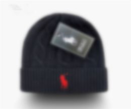 NIEUW Winter Borduurwerk Polo Beanie Break Hat Sport Teams Baseball Basketball Beanies Caps Women and Men Men Fashion Top Caps P-1