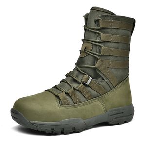 Nouvelles chaussures d'hiver militaires tactiques hommes bottes force spéciale en cuir désert Combat bottines armée chaussures pour hommes grande taille pour garçons bottes de fête