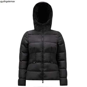 Nieuwe Winter Hooded Women Down Jacket Mode Designer Puffer Jacket Arm Badge Down Jacket Outdoor Casual Warm Coat Maat 1--4 3W3Z