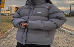 Nieuwe Winter Koreaanse mode FCMM Short Down Cotton met katoenen vegetled jas Korean Jacket Men039s en dames039s dezelfde broodjas verdikt 5291265